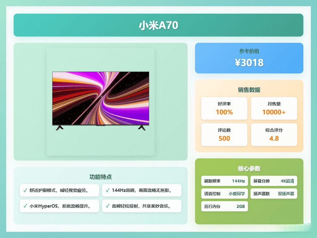 好的推荐：测评官为你盘点十大品牌画质清晰更耐用！j9九游真人游戏第一品牌4000元左右电视质量(图11)